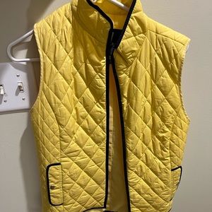 Yellow and blue Talbots vest